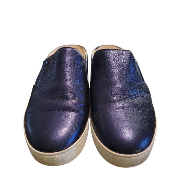 VIONIC Dakota navy metallic leather mules - 7.           J74 - Picture 3 of 8